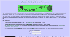 Desktop Screenshot of preparingforthegreatshift.org